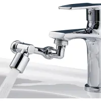 Sonstiges Drehbarer Wasserhahnaufsatz 1080 Grad Multifunktional mit 2 Wasserauslassmodi Kupfer für Bad Küche