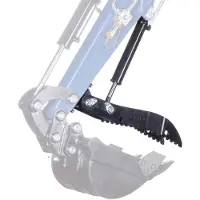 Scheppach Hydraulischer Baggerdaumen für Mini-Bagger EXC1400 | 615 x 180 x 150 mm | Hydraulisch steuerbar