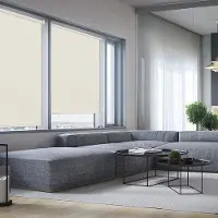OEM Thermisches Sonnenschirm - Dunkelnde - Vertikales Schattenwurf - Wetterfeste Rolzelt - Beige 180 x 140 cm