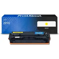 PrintAbout Toner kompatibel mit HP 201X (CF402X) - Gelb - Hohe Kapazität