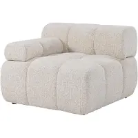 Markenlos Sessel mit gerader Rückenlehne 1 Facivil - Polyester - beige