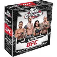 Hasbro Topps Chrome UFC 2026 Cards – MEGA BOX: A COLLECTION FOR EVERY MMA FAN
