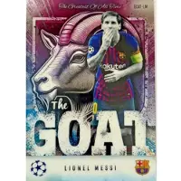 Hasbro Match Attax Extra 2025 2025 Goat Lm Lionel Messi Fc Barcelona Rare 1:450