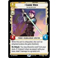 Hasbro Sabine Wren |195/257|TWI|Twilight of the Republic| Rare|FOIL