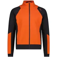 CMP Unlimitech Primaloft Hybrid Herren Jacke mit abnehmbaren Ärmeln orange 52