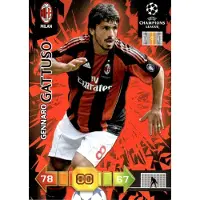 Hasbro 2010/11 Champions League Panini Card: AC Milan – Gennaro Gattuso