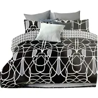 Cotton World Baumwolle World Bettwäsche-Set Baumwollsatin 200x220 cm