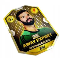 Hasbro Match Attax 2025/26 Tcg Card No. Ca 17 Alisson Becker / Chrome Award Winner