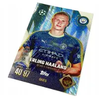 Hasbro Match Attax Extra 2025/26 Card. Bab No. 9 Erling Haaland / Build A Baller