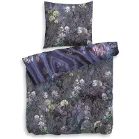 Merkloos Satin Bettbezug Vanna 155x220 Nightshadow Blue