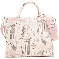 Merkloos Premium Canvas Schultertasche für Damen, Multifunktional