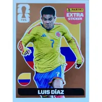 Hasbro PANINI WORLD CUP 2026 stickers – EXTRA STICKER, brown, DIAZ, COLOMBIA