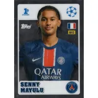 Hasbro Topps Uefa Champions League 2025 Chrome Sticker 240 Senny Mayulu Psg