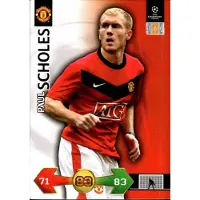 Hasbro 2009/10 Champions League Panini card: Man UTD – Paul Scholes