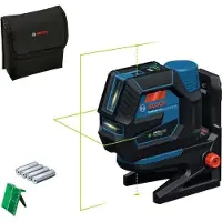 Bosch Kombinationslaser Professional GCL 12V-50 CG, bis 50m, Dual Power, RM 20 Halterung, inkl. Batterien & Tasche