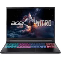 Acer Nitro V 16S (Obsidian Black, 16" WUXGA, Intel Core 7 240H, GeForce RTX 5060, 16 GB RAM, 250 GB SSD) mit Windows 11 Pro