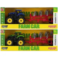 Mega Creative Traktor mit Zubehör Pull-Back Spielzeug
