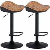 BellaFurn 2 moderne Barhocker aus Kunstleder - Eckstühle - Ergonomischer Komfort