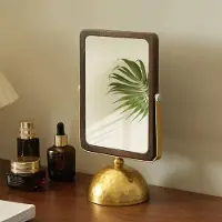 Merkloos Retro Tischmake-up Spiegel mit Ständer