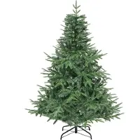Merkloos Premium Kunstweihnachtsbaum 152 cm - Naturgetreuer Tannenbaum mit Klappmechanismus