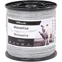 Merkloos Mono-Litze Weidezaun 1000 Meter mit 2 verzinkten Leitern