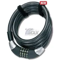 Magnum 3042-Schloss Spirale 1850 × 15 mm – mit Zahlencode schwarz