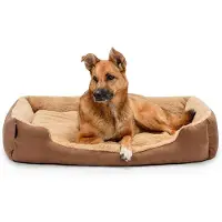 Merkloos Hundebett mit Wendekissen - Hoher Komfort und Antirutschboden