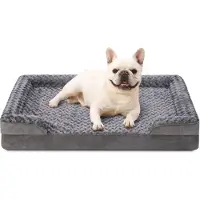 Merkloos Orthopädisches Hundebett aus Memory-Schaum mit Wasserdichter Liner