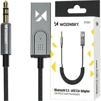 24hShop 5907769308383, 3.5mm, Stecker, USB Typ-A, Stecker, Schwarz
