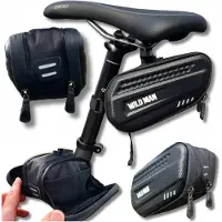 WildmanT Fahrradsatteltasche, wasserdicht, strapazierfähig, robust