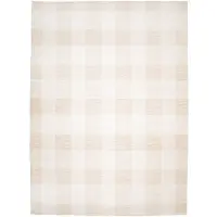 FRAAI In | & Outdoor Teppich | Ranch Checkerboard Beige | 200x290cm | Creme | Rechteckig