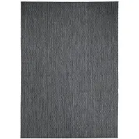 FRAAI In & Outdoor Teppich | Malta Arrow Schwarz | 160x230cm | Schwarz | Rechteckig