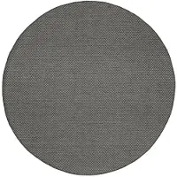 De Onlinewinkelier b.v. In- & Outdoor Teppich Rund - Malta Arrow Schwarz |