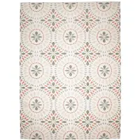 FRAAI In | & Outdoor Teppich | Ranch Mandala Beige | 240x340cm | Creme | Rechteckig