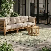 FRAAI Gartenteppich - Brava Grün | Bereit für Sommer