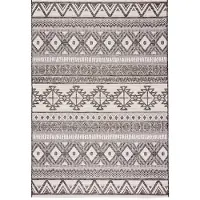 FRAAI In | & Outdoor Teppich | Summer Beyond Grau | 240x330cm | Grau | Rechteckig