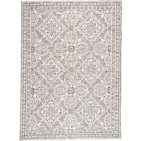 FRAAI In | & Outdoor Teppich | Summer Oriental Hellgrau | 280x380cm | Grau | Rechteckig