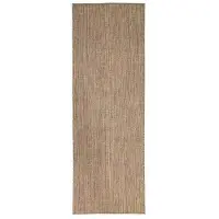 FRAAI Balkonteppich | Malta Melange Natur | 80x500cm | Creme | Läufer