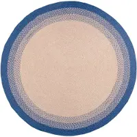 Studio Clarice In | & Outdoor Teppich Rund | Florence Blau | Ø 120cm | Blau | Rund