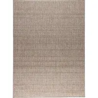 FRAAI Garten Teppich | Nusa Lines Beige | 230x330cm | Beige | Jute | Rechteckig
