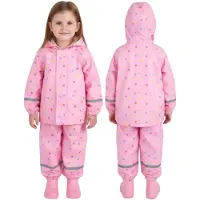 Merkloos Wasserdichte Regenjacke für Kinder - 2-teiliges Set