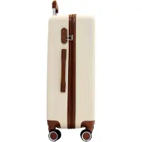 Markenlos Texier – Großer Koffer, 49 x 29 x 77 cm, Beige