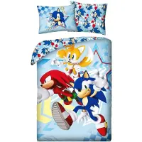 Merkloos Bettwäsche-Set Sonic the Hedgehog 140 x 200 cm
