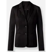 Witt Jerseyblazer "Jersey-Blazer Jerseyblazer in Interlock-Qualität", Damen, Gr. 38, schwarz, Interlock, , Modisch, Blazer Jerseyblazer