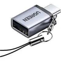 UGREEN USB-C-auf-USB-A-3.0-Adapter mit Riemen - Grau
