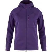 Fjällräven Abisko Grid Fleece Hoodie W dark violet (425) XL