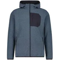 CMP MAN Fleece Jacket FIX Hood avio (N876) 56