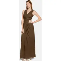 Vera Mont Abendkleid "Damen mit V-Ausschnitt" Ohne Tasche Falten
