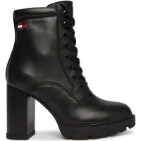 Tommy Hilfiger Stiefeletten Tjw Lace Up High Heel Boots EN0EN03109 Schwarz 40