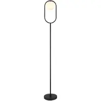 Rabalux 74029 Stehlampe Ghita, E27, schwarz-weiß, rund, Modern, ø150mm